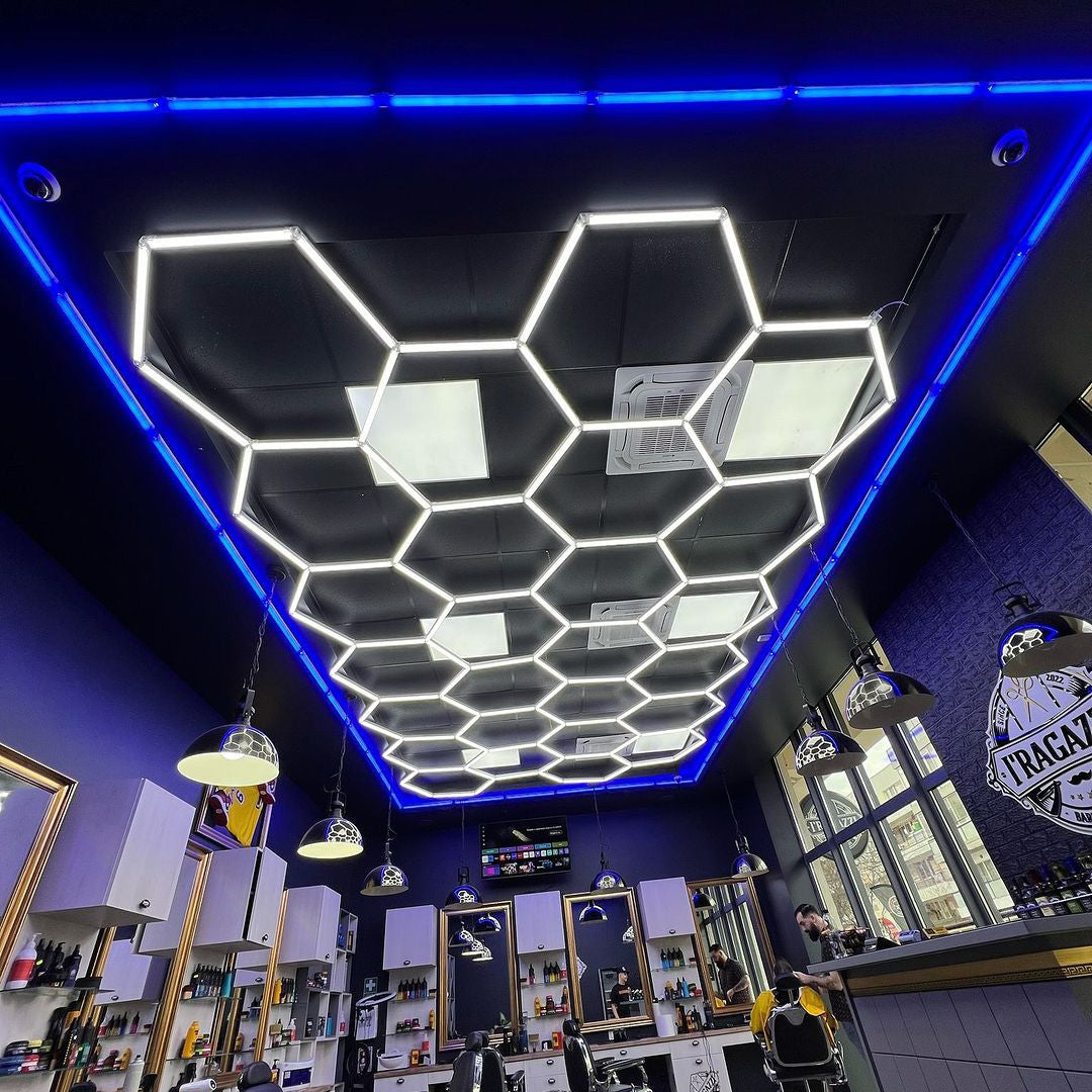 26 HEXAGONALE CHENAR ALBASTRU - GRIDGLOW
