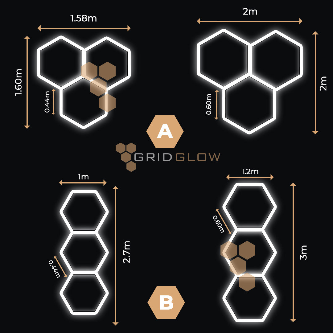 1-5 HEXAGONALE - GRIDGLOW