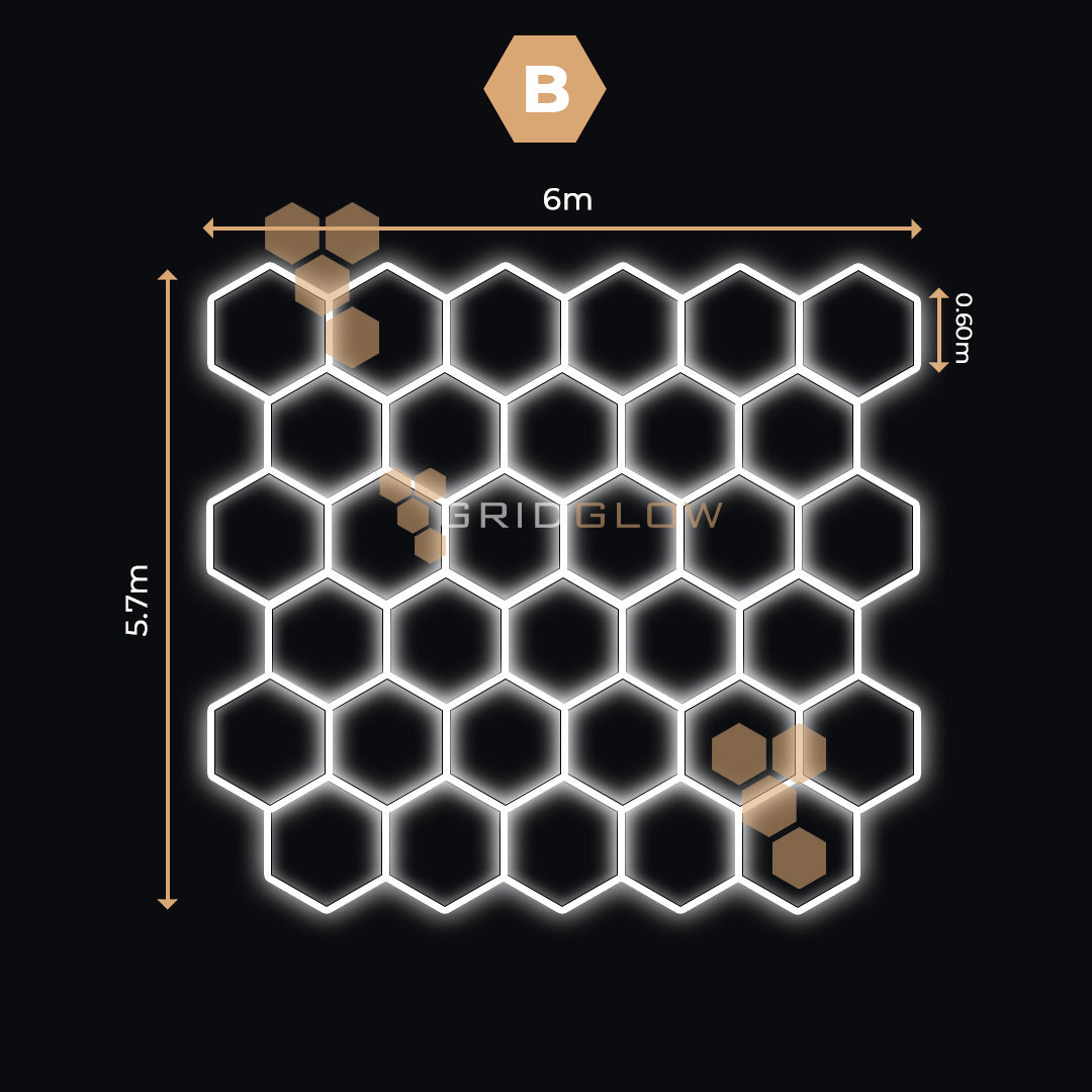33 HEXAGONALE - GRIDGLOW