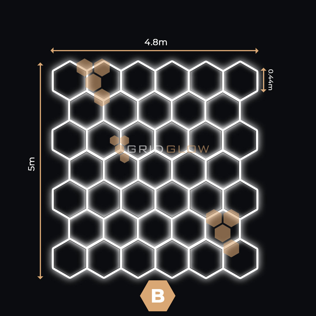 39 HEXAGONALE - GRIDGLOW