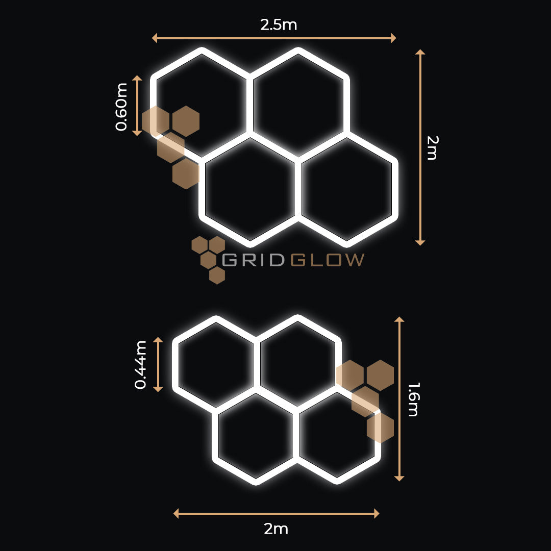 1-5 HEXAGONALE - GRIDGLOW